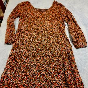 Floral dress longsleeve